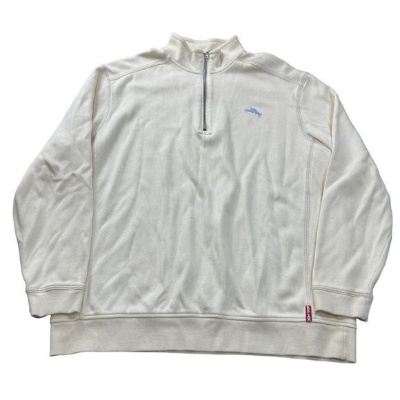 TOMMY BAHAMA QUARTER ZIP SWEATSHIRT SIZE XL |F1 - Picture 1 of 8